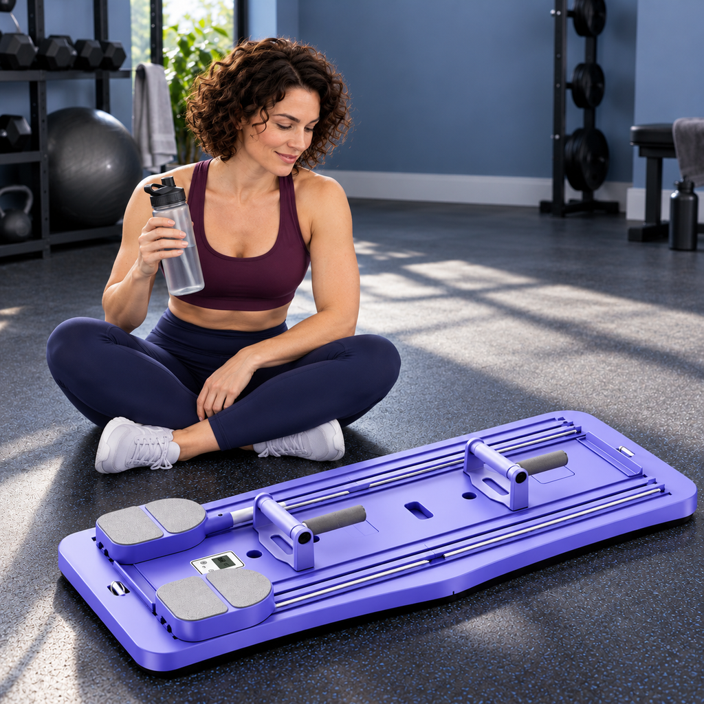 7-in-1 Pilates Board with Resistance Bands & Timer - 4
