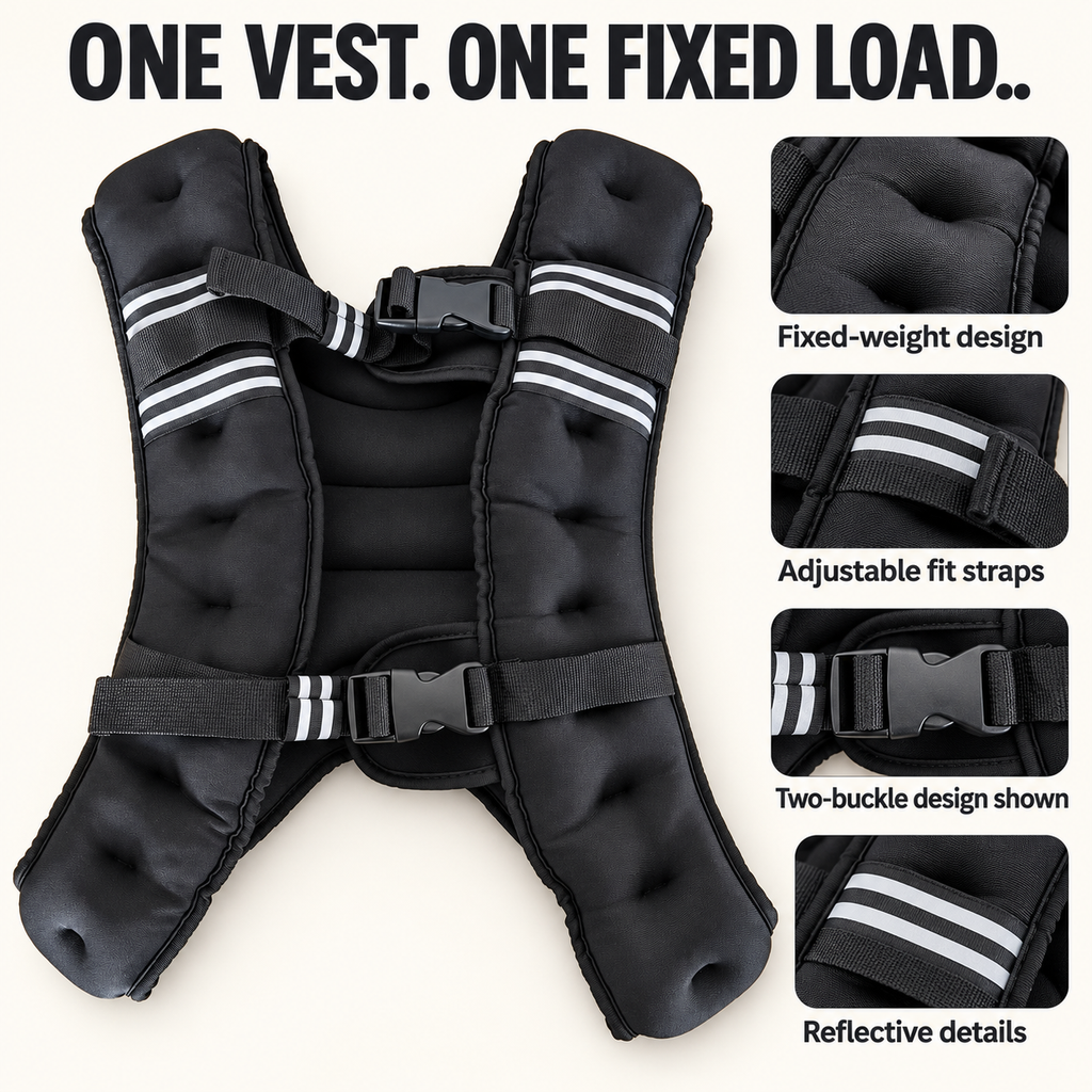Fixed-Weight Workout Vest for Training - 2