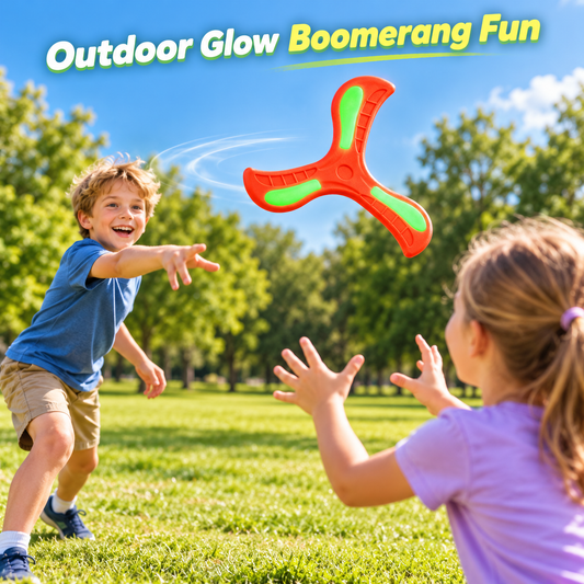 Glow-Effect Returning Boomerang, 2-Pack - 1