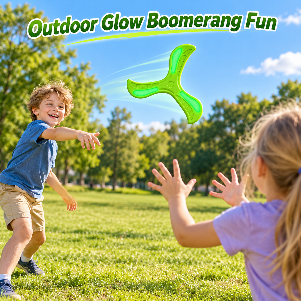 Glow-Effect Returning Boomerang, 2-Pack - 10