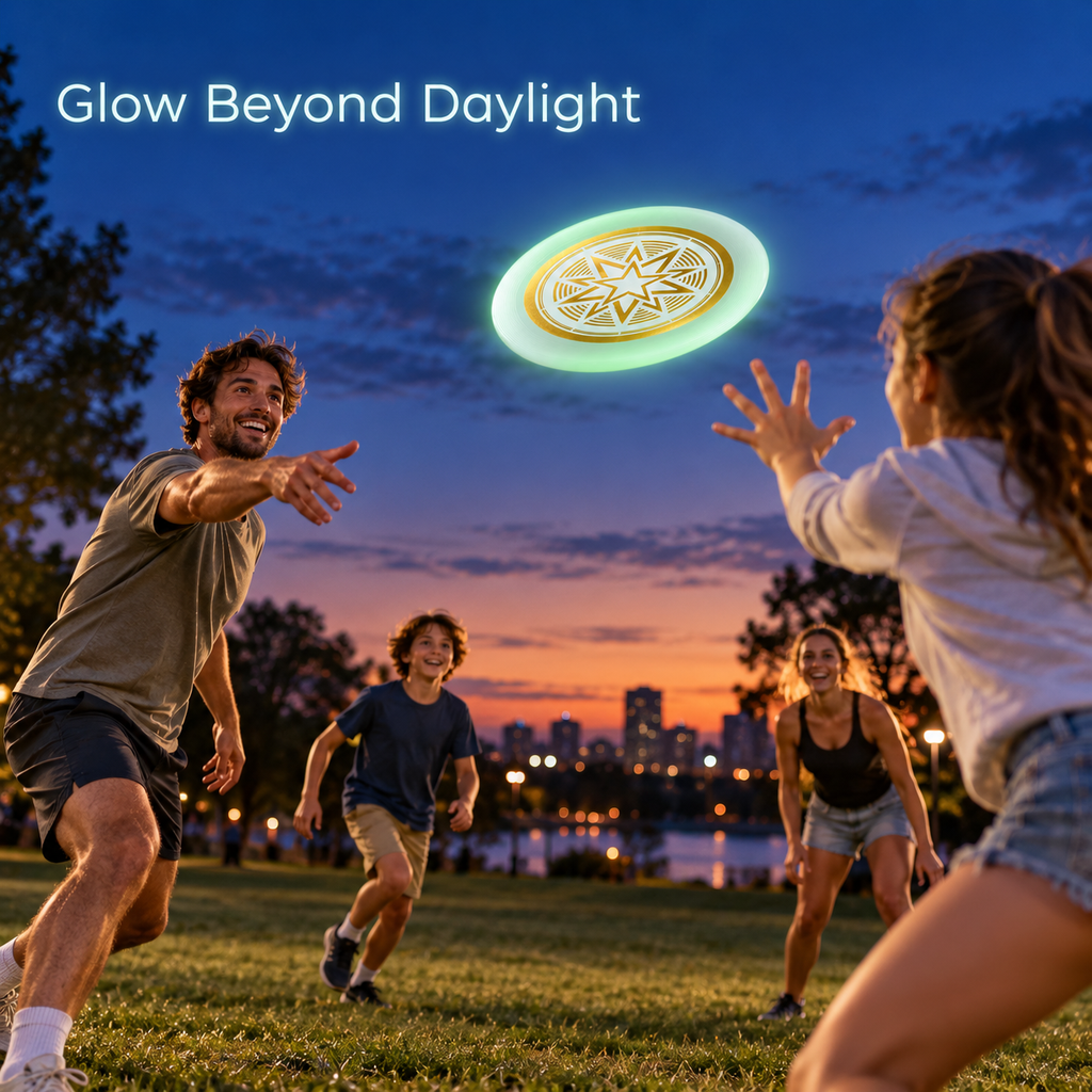 Glow-in-the-Dark Flying Disc for Outdoor Catch - 4