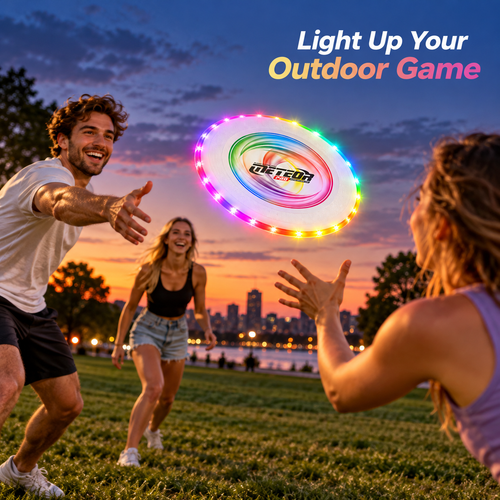 27 cm LED Light-Up Flying Disc - 1