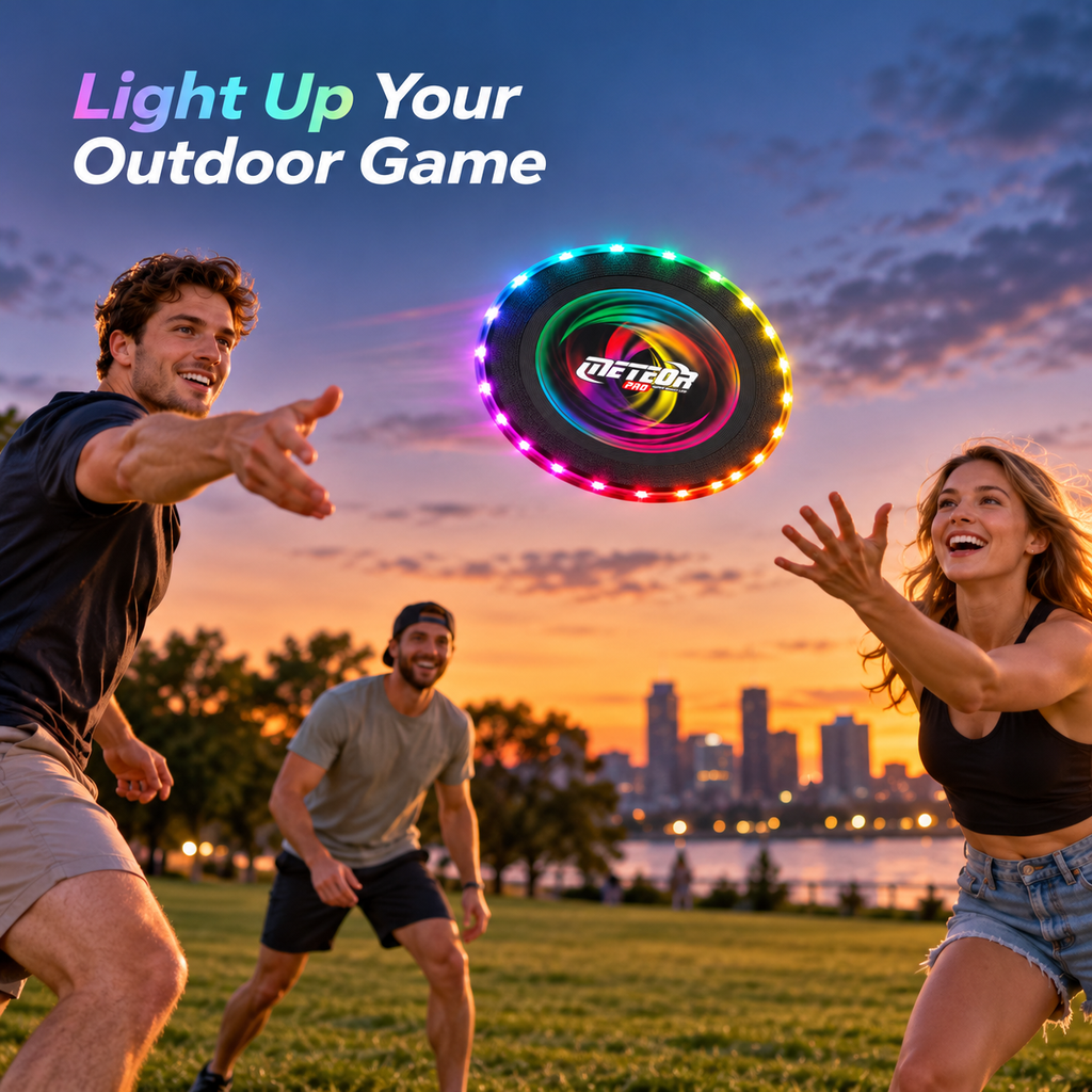 27 cm LED Light-Up Flying Disc - 4