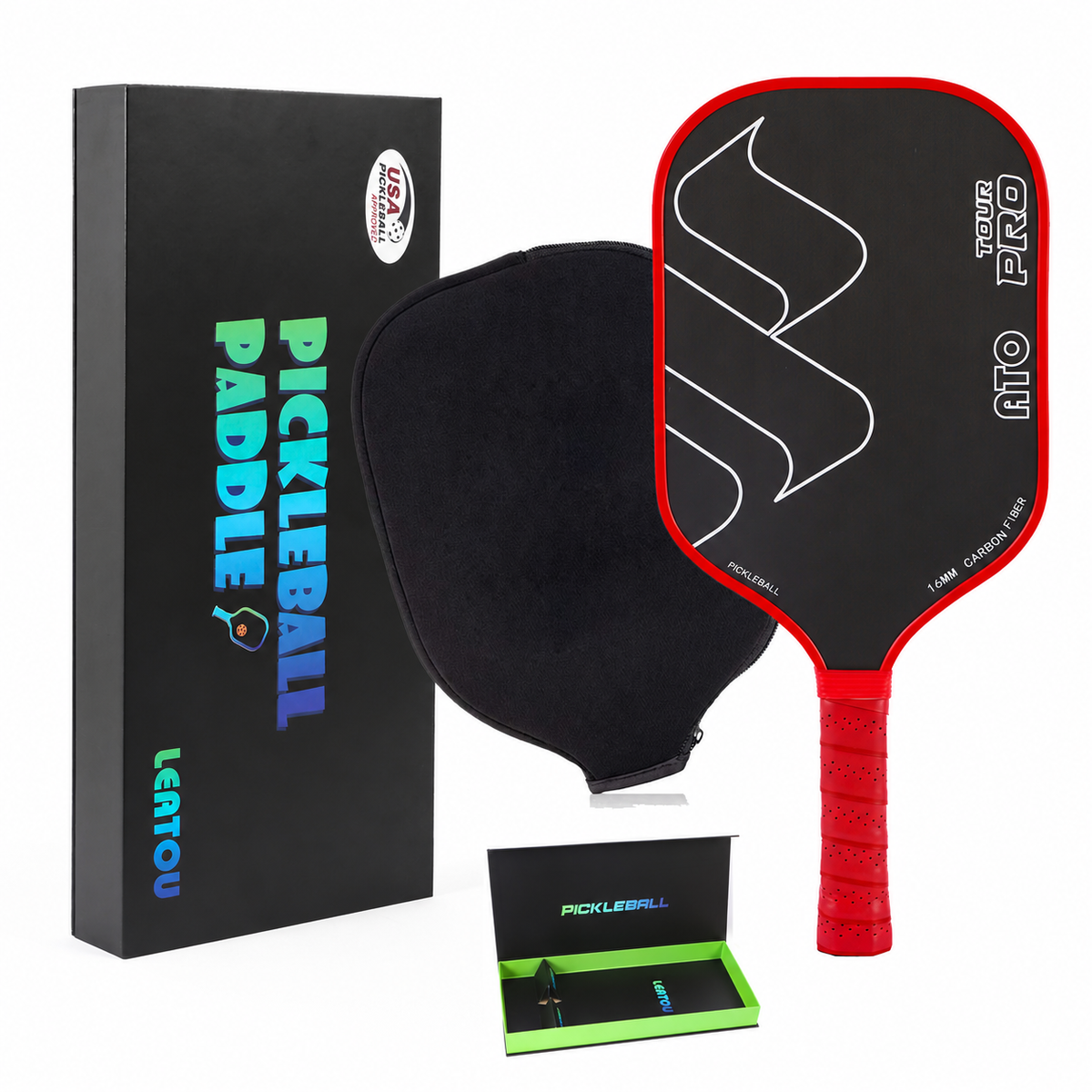 Pickleball Paddle with Carry Sleeve & Magnetic Gift Box - 9