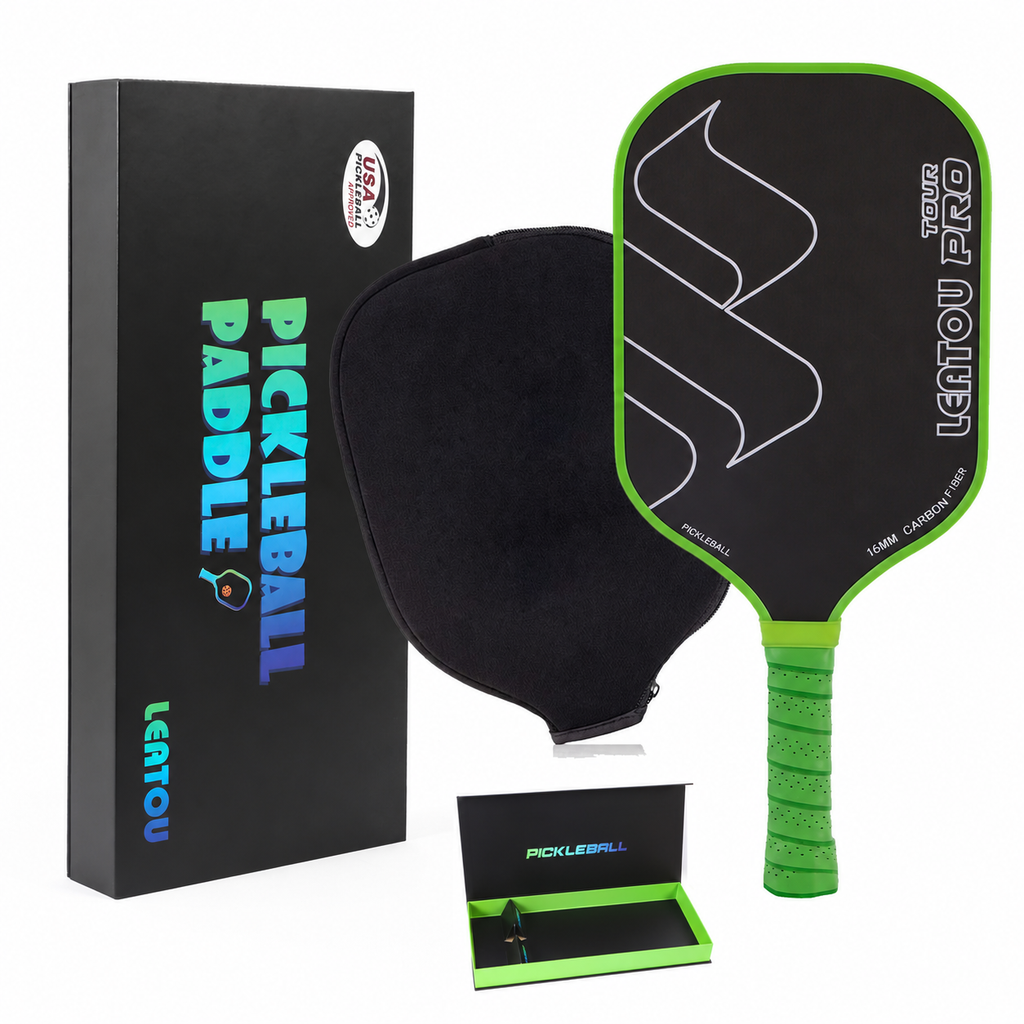 Pickleball Paddle with Carry Sleeve & Magnetic Gift Box - 12